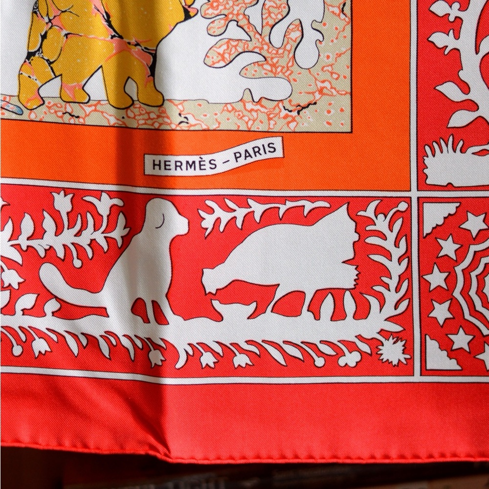 Hermes Early America silk 90cm scarf - Picture 10 of 16